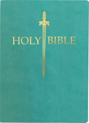 KJV Sword Bible, Large Print, Coastal Blue Ultrasoft: (Red Letter, Teal, 1611 Version) by Whitaker House
