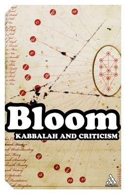 Kabbalah and Criticism by Bloom, Harold Ed