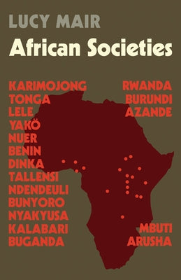 African Societies by Mair, Lucy Philip