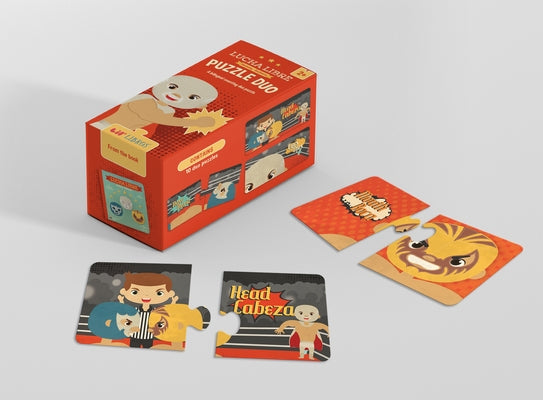 Lucha Libre: Anatomy / Anatomía Lil' Puzzle Duo 20 Piece: A Bilingual Anatomy Puzzle Duo by Lil' Libros
