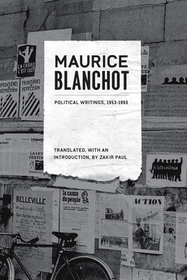 Political Writings, 1953-1993 by Blanchot, Maurice