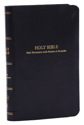 KJV Holy Bible: Pocket New Testament with Psalms and Proverbs, Black Leatherflex, Red Letter, Comfort Print: King James Version by Thomas Nelson