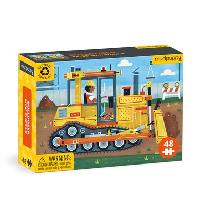 Bulldozer 48 Piece Mini Puzzle by Galison Mudpuppy