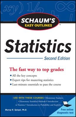 Schaum's Easy Outline of Statistics, Second Edition by Lindstrom, David P.