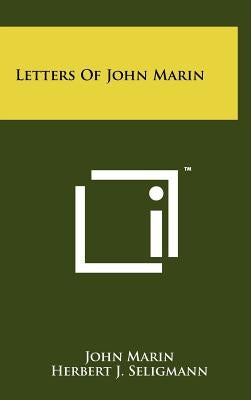 Letters of John Marin by Marin, John