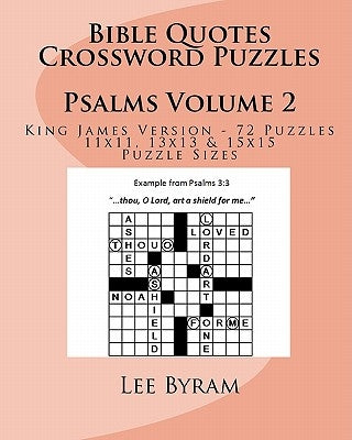 Bible Quotes Crossword Puzzles: Psalms by Byram, Lee