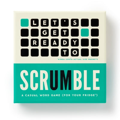 Scrumble Magnetic Fridge Game by Brass Monkey, Brass