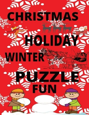 Christmas Holiday Winter Puzzle Fun: Christmas Crossword Puzzle by Summer, Maine
