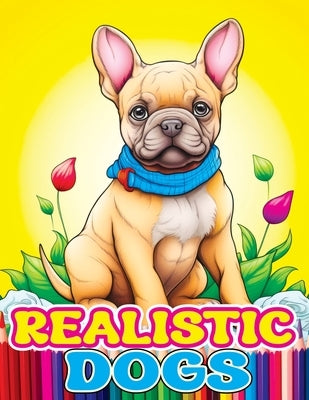 Realistic Dog: A Coloring Book of Adorable and Lovable Dog Breeds - Chihuahua, French Bulldog, Dachshund for Stress Relief & Relaxati by Temptress, Tone