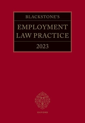Blackstone's Employment Law Practice 2023 by Banerjee, Lydia