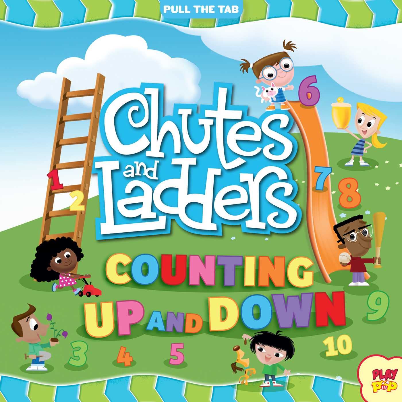 Chutes and Ladders: Counting Up and Down: (Hasbro Board Game Books, Preschool Math, Numbers, Pull-The-Tab Book)