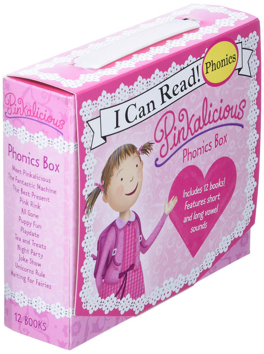 Pinkalicious 12-Book Phonics Fun!: Includes 12 Mini-Books Featuring Short and Long Vowel Sounds (My First I Can Read)