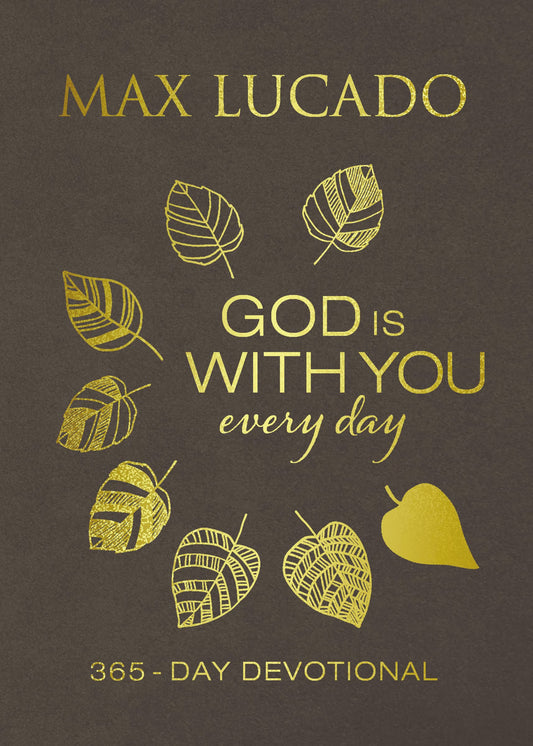 God Is with You Every Day (Large Text Leathersoft): 365-Day Devotional - Large Print