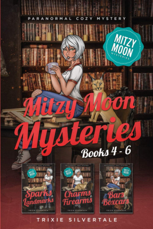 Mitzy Moon Mysteries Books 4-6: Paranormal Cozy Mystery (Mitzy Moon Mysteries Box Set #2)