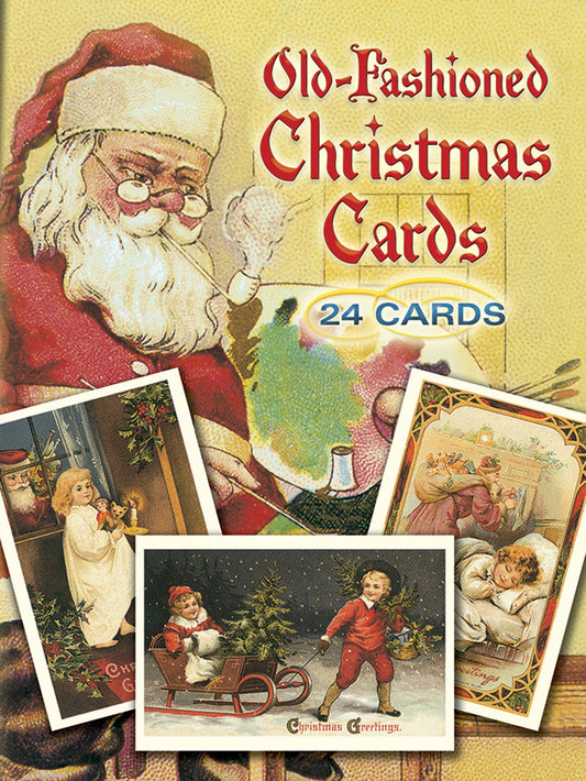 Old-Fashioned Christmas Cards: 24 Cards (Dover Postcards)