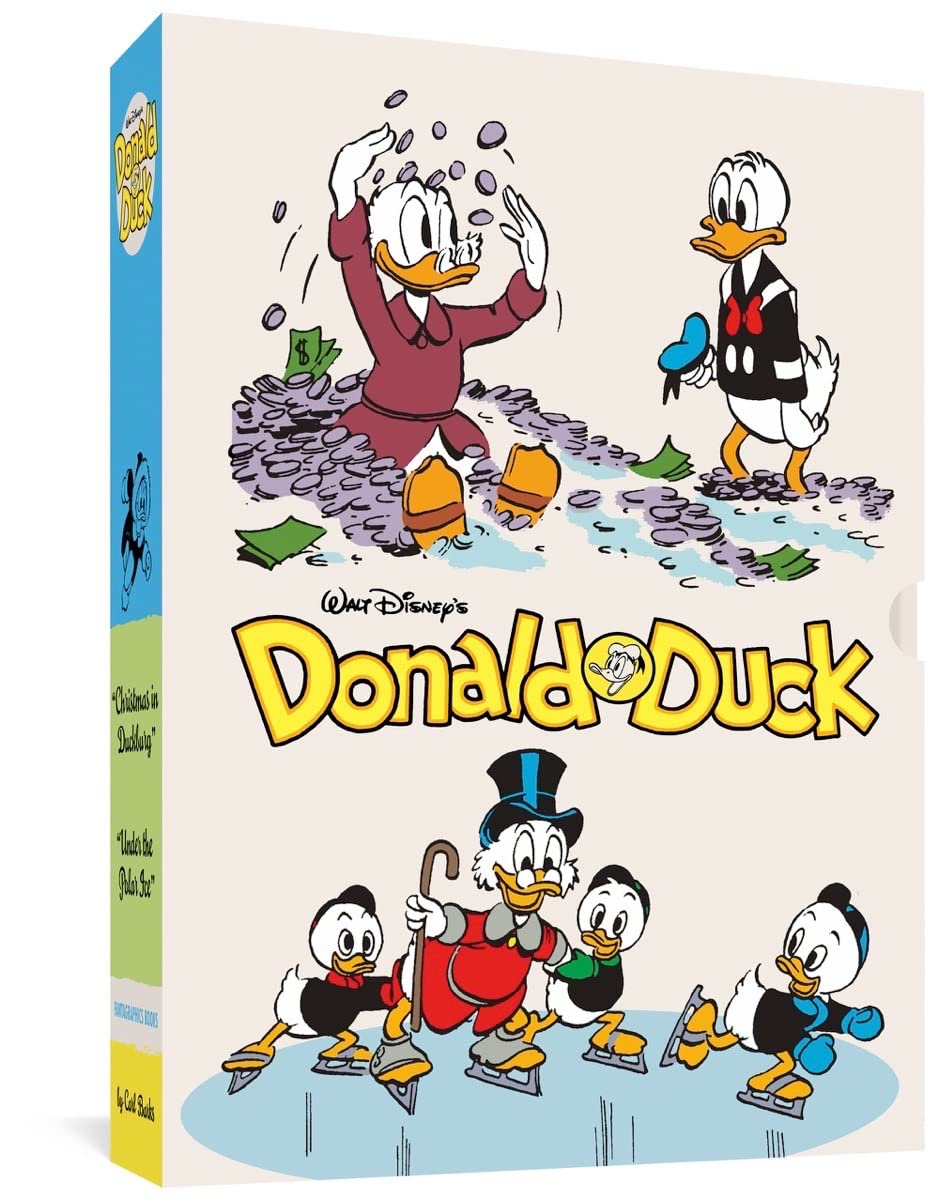 Walt Disney's Donald Duck Gift Box Set Christmas in Duckburg & Under the Polar Ice: Vols. 21 & 23 (Complete Carl Barks Disney Library)
