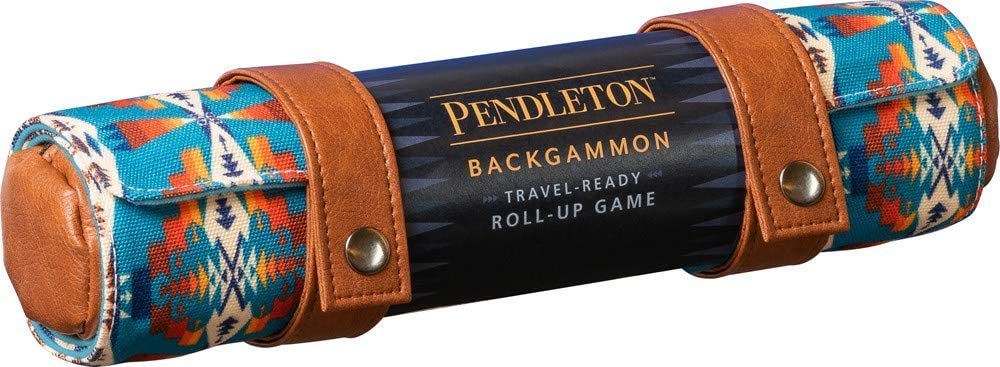 Pendleton Backgammon: Travel-Ready Roll-Up Game (Camping Games, Gift for Outdoor Enthusiasts) (Pendleton X Chronicle Books)