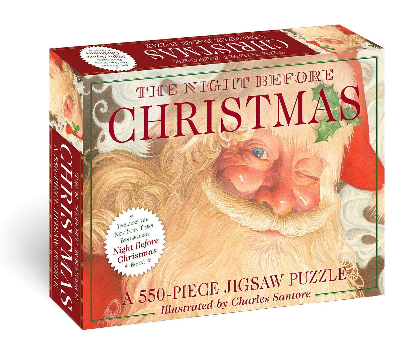 The Night Before Christmas: 550-Piece Jigsaw Puzzle & Book: A 550-Piece Family Jigsaw Puzzle Featuring the Night Before Christmas! (Classic Edition)