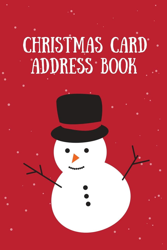 Christmas Card Address Book: Holiday Cards Sent And Received, Keep Track & Record Addresses, Gift List Tracker, Organizer