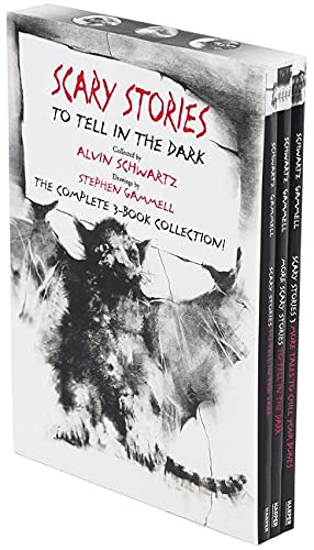 Scary Stories Paperback Box Set: The Complete 3-Book Collection with Classic Art by Stephen Gammell (Scary Stories)