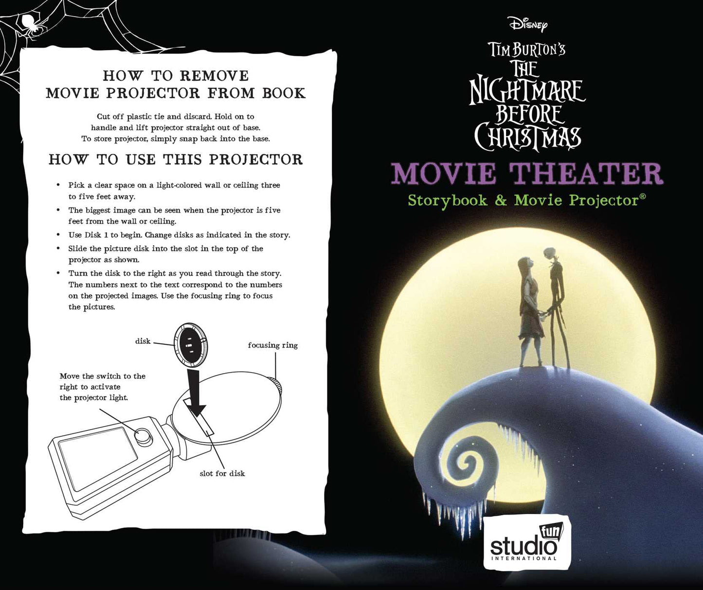 Disney: The Nightmare Before Christmas Movie Theater Storybook and Projector (Movie Theater Storybook)