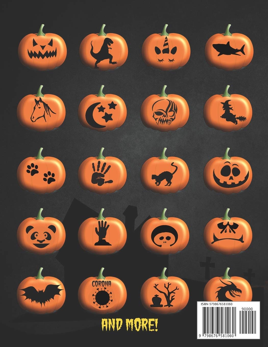 Halloween Pumpkin Carving Patterns: For All Ages and Skills. 50 Fun Stencils fit for kids and adults from easy to difficult. (Halloween Crafts #1)