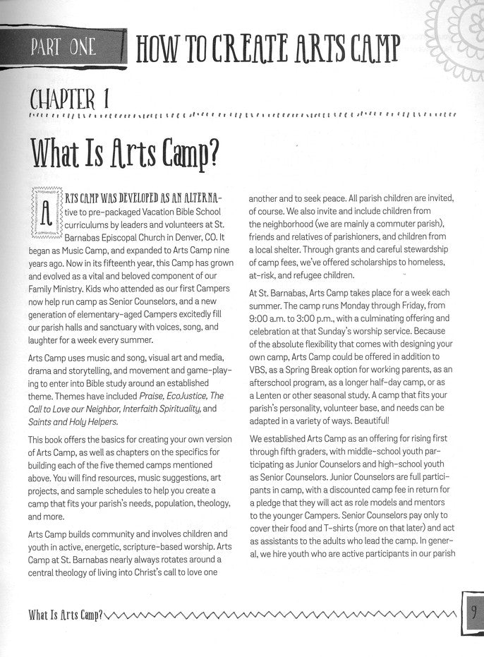 Arts Camp: A Creative, Customizable Alternative to Vacation Bible School and Beyond