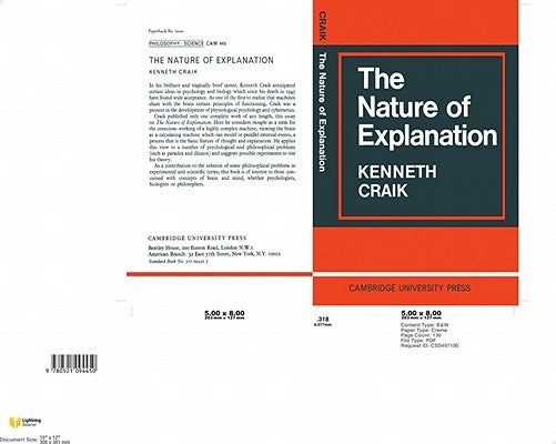 The Nature of Explanation by Craik, K. J. W.