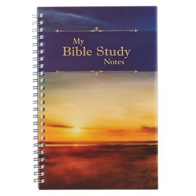 Notebook Wirebound My Bible Study Notes by Christian Art Gifts