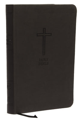 Kjv, Value Thinline Bible, Large Print, Leathersoft, Black, Red Letter Edition, Comfort Print by Thomas Nelson