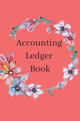 Accounting Ledger: Coral Floral by Freeman, Muriel