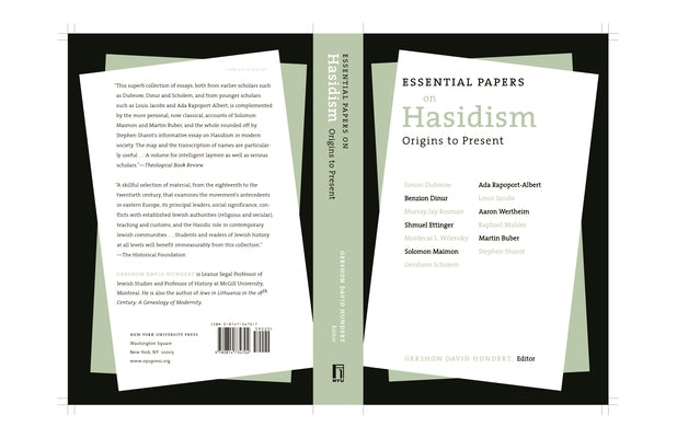 Essential Papers on Hasidism by Hundert, Gershon David