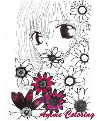 Anime Coloring: Coloirng Book Anime Style Perfect Gift For Anime Lover by Art, Anime