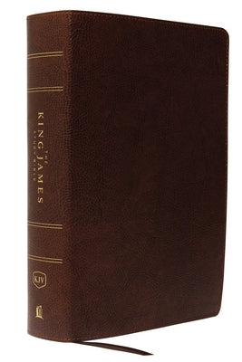 The King James Study Bible, Bonded Leather, Brown, Full-Color Edition by Thomas Nelson