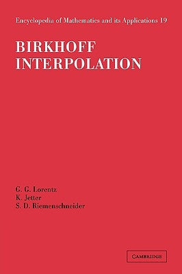 Birkhoff Interpolation by Lorentz, George G.