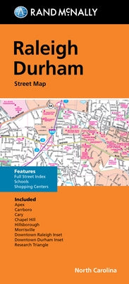 Rand McNally Folded Map: Raleigh Durham Street Map by Rand McNally