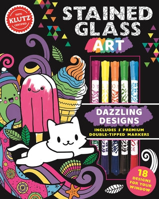 Stained Glass Art: Dazzling Designs (Klutz Activity Book) by Editors of Klutz