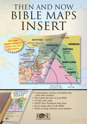 Then and Now Bible Maps Insert by Rose Publishing