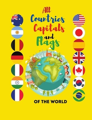 All Countries Flags Of the World: Capitals and Flags of The world, sticker atlas, full sheet clear sticker paper by Publishing, Glater