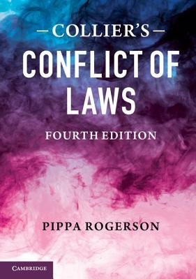 Collier's Conflict of Laws by Rogerson, Pippa