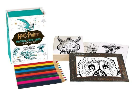 Harry Potter Magical Creatures Coloring Kit by Running Press