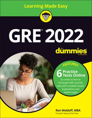 GRE 2022 for Dummies with Online Practice by Woldoff, Ron