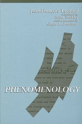 Phenomenology by Lyotard, Jean-Francois