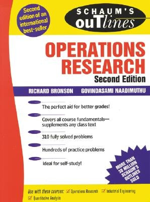 Schaum's Outline of Operations Research by Bronson, Richard