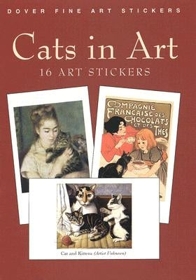 Cats in Art: 16 Art Stickers by Grafton, Carol Belanger