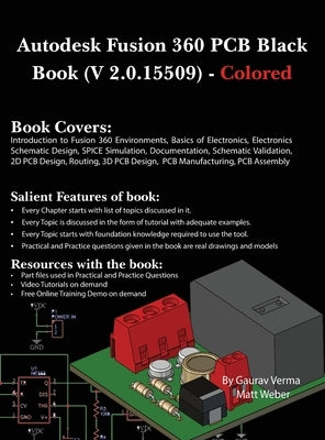 Autodesk Fusion 360 PCB Black Book (V 2.0.15509) by Verma, Gaurav