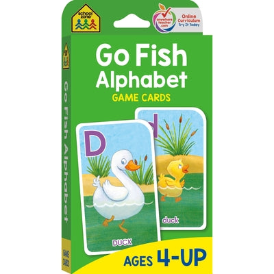 School Zone Go Fish Alphabet Game Cards by Zone, School