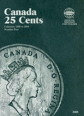 Canada 25 Cents Collection 1990 to 2000 Number Four by Whitman Publishing