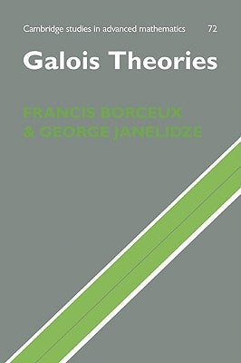 Galois Theories by Borceux, Francis