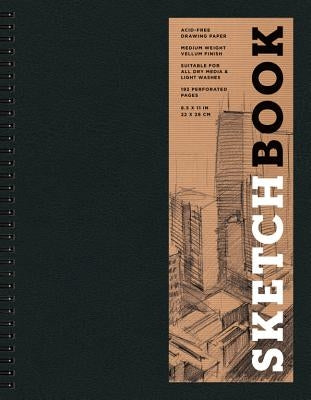Sketchbook (Basic Large Spiral Black): Volume 3 by Union Square & Co